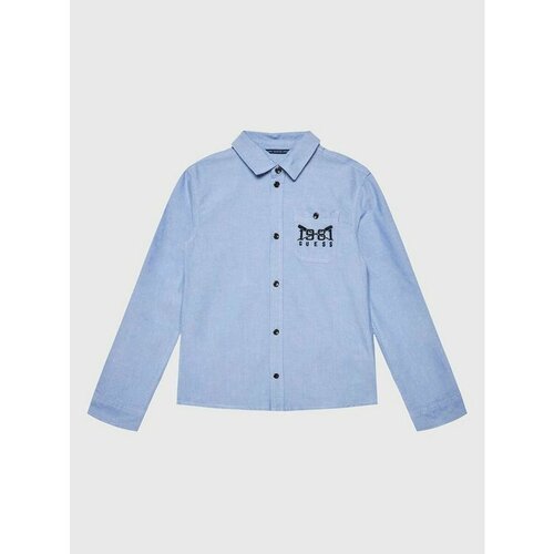 Рубашка GUESS, размер 8Y [METY], голубой