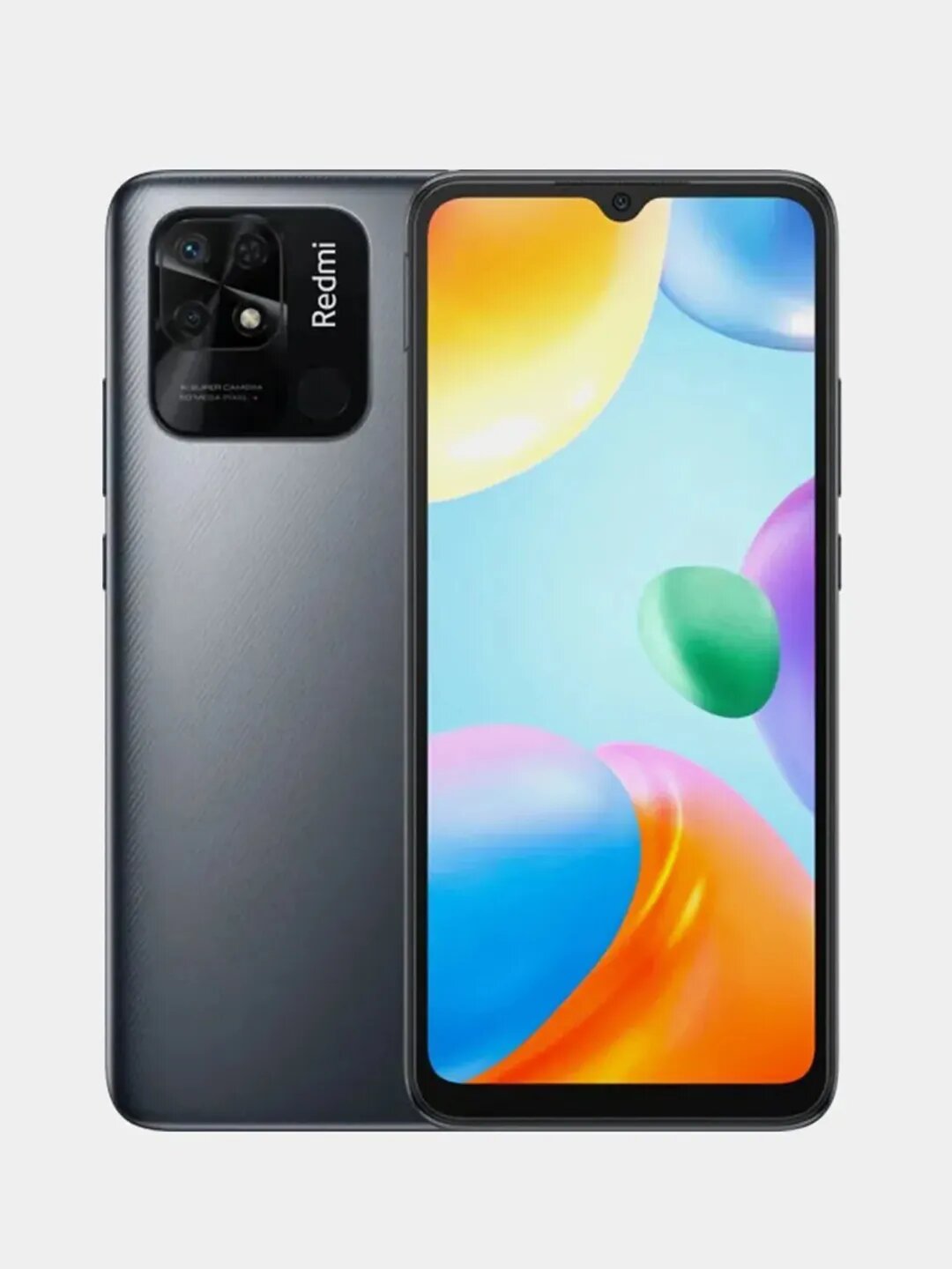 Смартфон Xiaomi Redmi 10C 3/64 ГБ RU, Dual nano SIM, серый графит