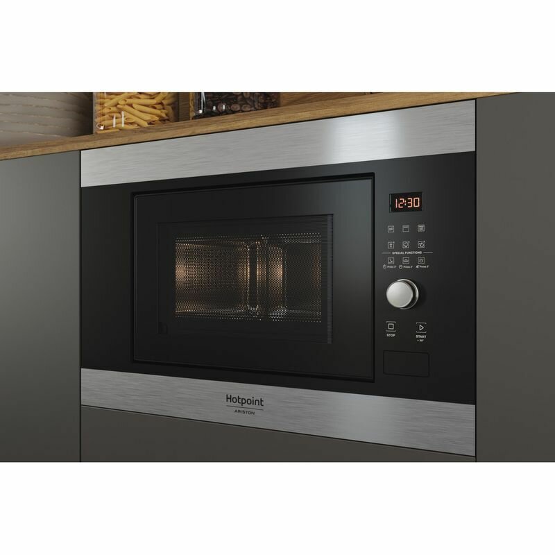 Встраиваемая микроволновая печь Hotpoint MF20G IX HA - фотография № 12