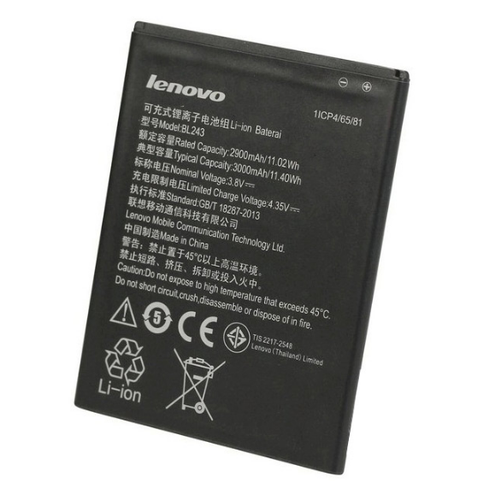 Аккумуляторная батарея MyPads BL243 2900 mah на телефон Lenovo A5600 / A5860 / A5890 ( 5.5/ Android 5.1 / MediaTek MT6735) чехол mypads forever young для lenovo a5600