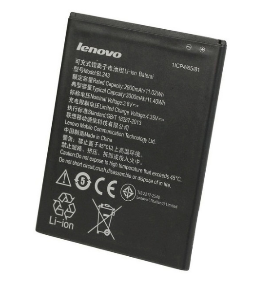 Аккумуляторная батарея MyPads BL243 2900 mah на телефон Lenovo A5600 / A5860 / A5890 ( 5.5/ Android 5.1 / MediaTek MT6735)