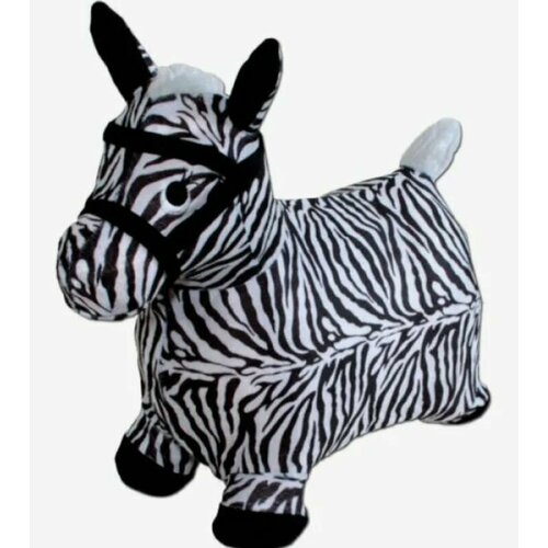 Yiwu Мяч-прыгун гимнастический с тканевой накидкой в форме зебры 49х50 см 2150₽