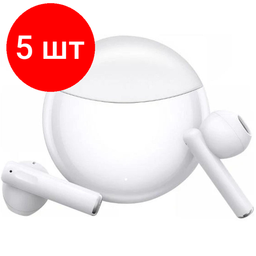 Комплект 5 штук Наушники Honor Choice Earbuds X5E White 5504AAQN TRNME00 20416₽