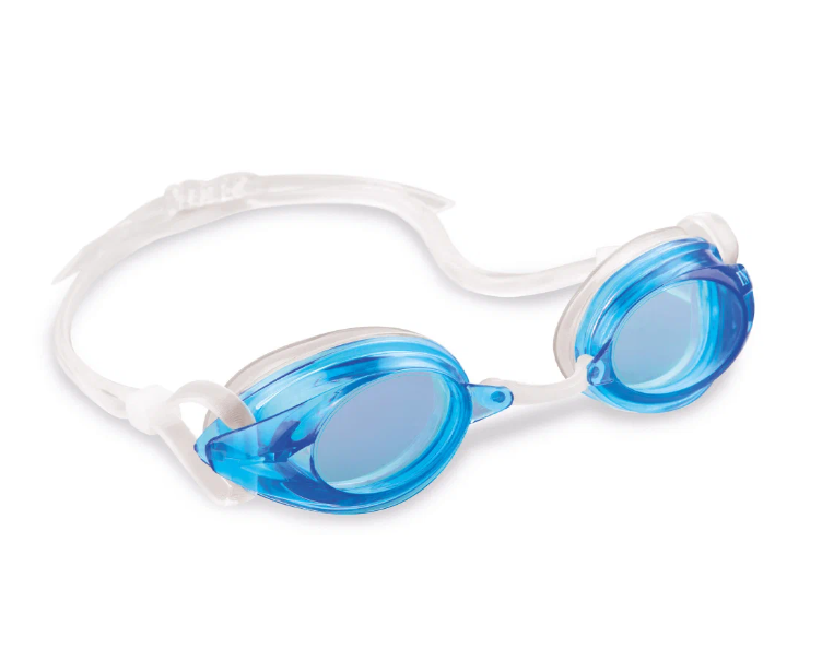 Очки для плавания детские спортивные "Sport Relay"(голубой), от 8 лет, Intex 55684