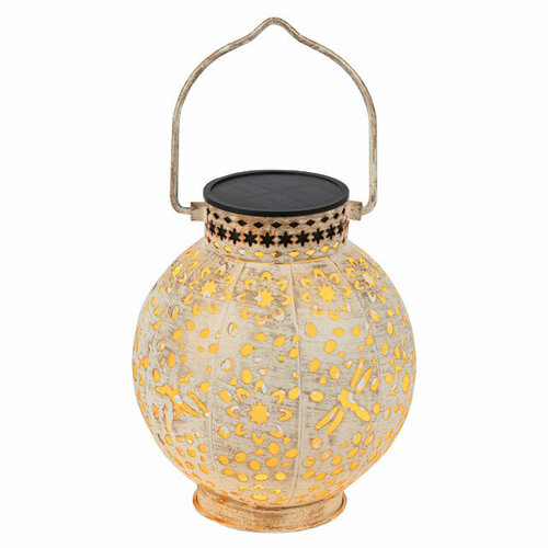 Светильник эра на солнечной батарее амфора 15см пластик 6397₽