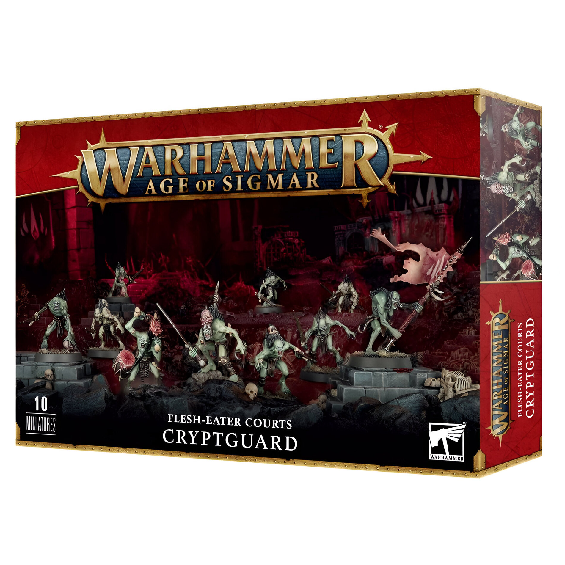 Миниатюры для настольной игры Games Workshop Warhammer Age of Sigmar: Flesh-Eater Courts - Cryptguard 91-76