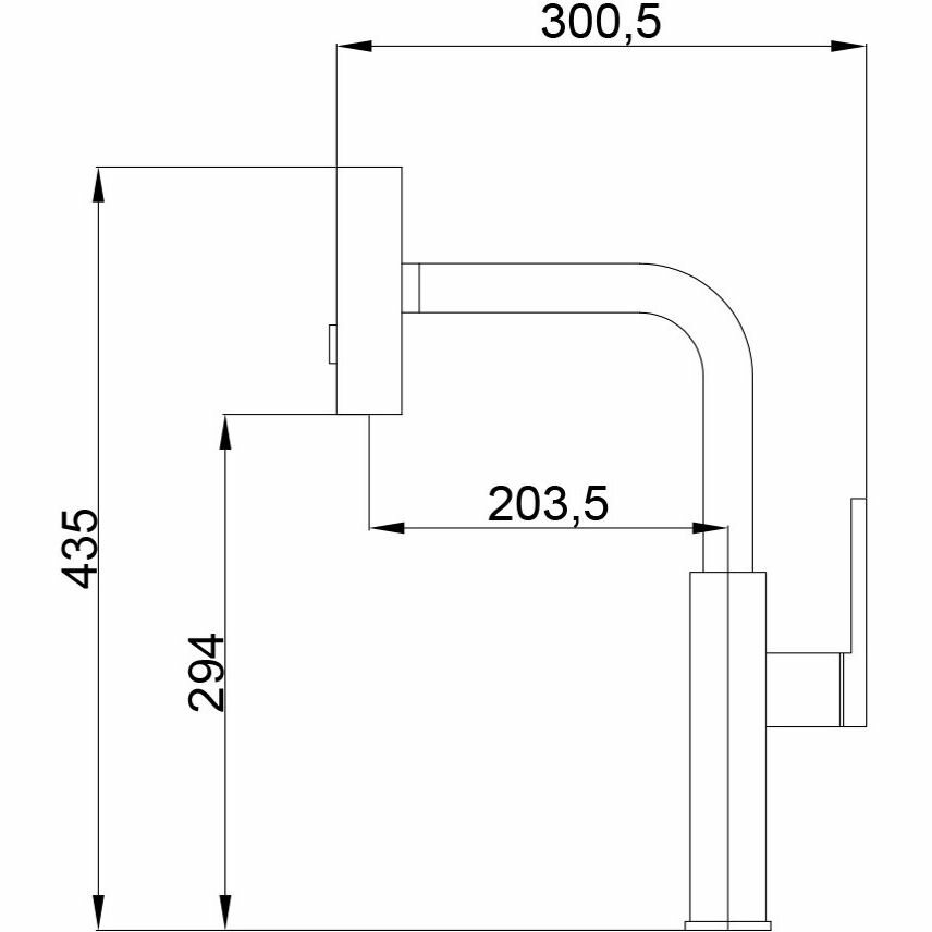 Смеситель для кухни Haiba HB73824-8 белый