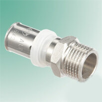 фото Муфта ALTSTREAM комбинированная пресс 20 мм 1/2" НР