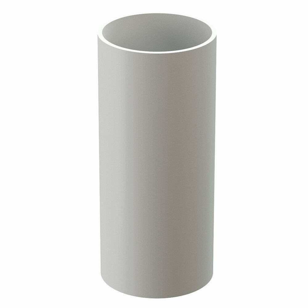 фото Труба водосточная Docke Premium пластиковая d85 мм 1 м пломбир RAL 9003