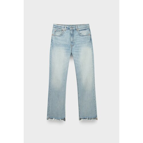 Джинсы клеш DENIMIST jaclyn slim kick jean jinx, размер 27, голубой джинсы клеш denimist размер 27 синий