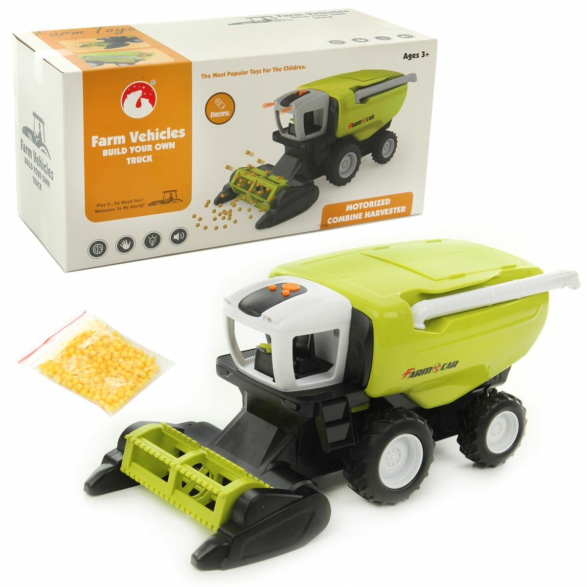 фото Детская игрушка комбайн, Veld Co / Игрушечная спецтехника для детей