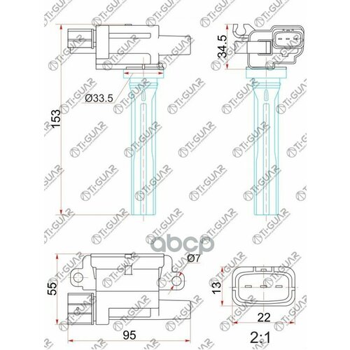 Катушка Зажигания Tg-33410-66D01 Ti-Guar Ti-Guar арт TG3341066D01 4020₽