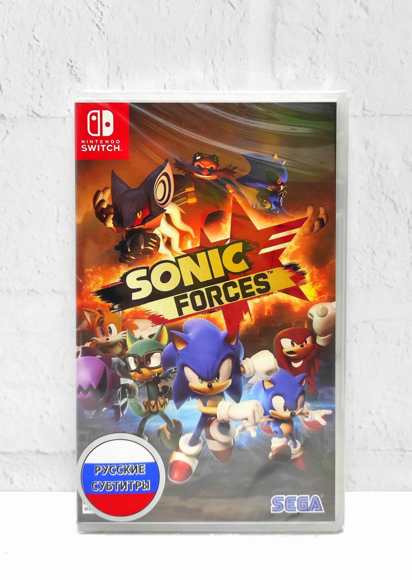 Sonic Forces Русские субтитры Видеоигра на картридже Nintendo Switch