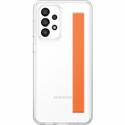 чехлы для мобильных телефонов samsung ef oa013 для galaxy a01 прозрачный Чехол Samsung для Galaxy A33 Slim Strap прозрачный (EF-XA336)