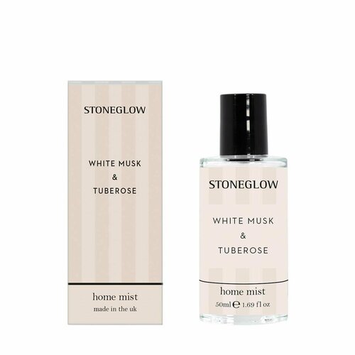 Stoneglow Спрей ароматический "Белый мускус и Тубероза" ароматизатор для дома, парфюм духи для дома и авто