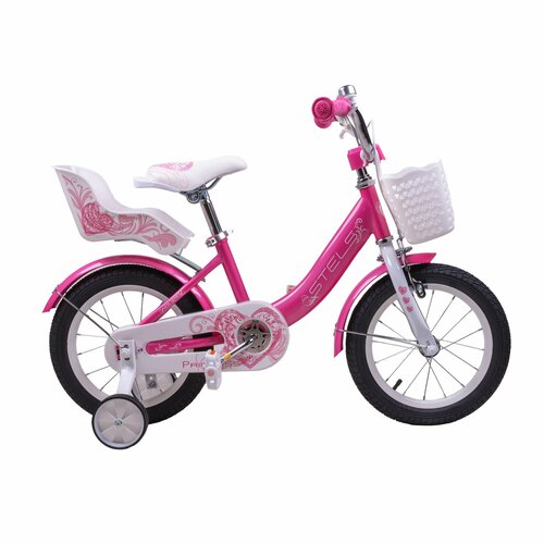 Велосипед детский Stels 14 Little Princess KC 2023 года розовый 9083₽