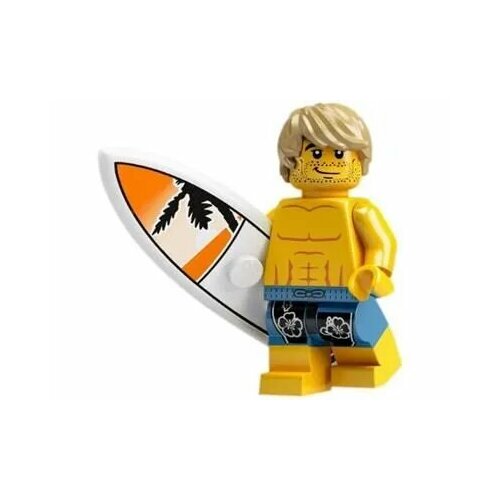 Минифигурка LEGO Minifigures 8684 Series 2 Surfer col02-15