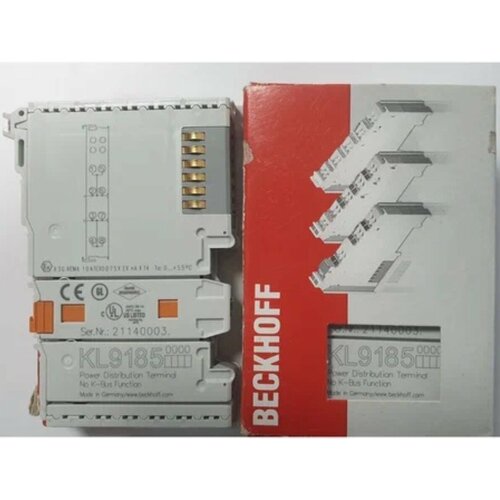 KL9185 Beckhoff Модуль распределения потенциала, 4 x 24 V DC, 4 x 0 V DC, к 5pcs kf128 2 54 2p 3p 4p 5p 6p 7p 8p 9p 10p 12p 16p splice terminal kf128 2 54mm pcb mini screw terminal blocks for wires