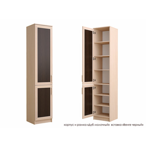 Шкаф распашной пенал однодверный от фабрики Стиль Стиль П-6м 11745₽