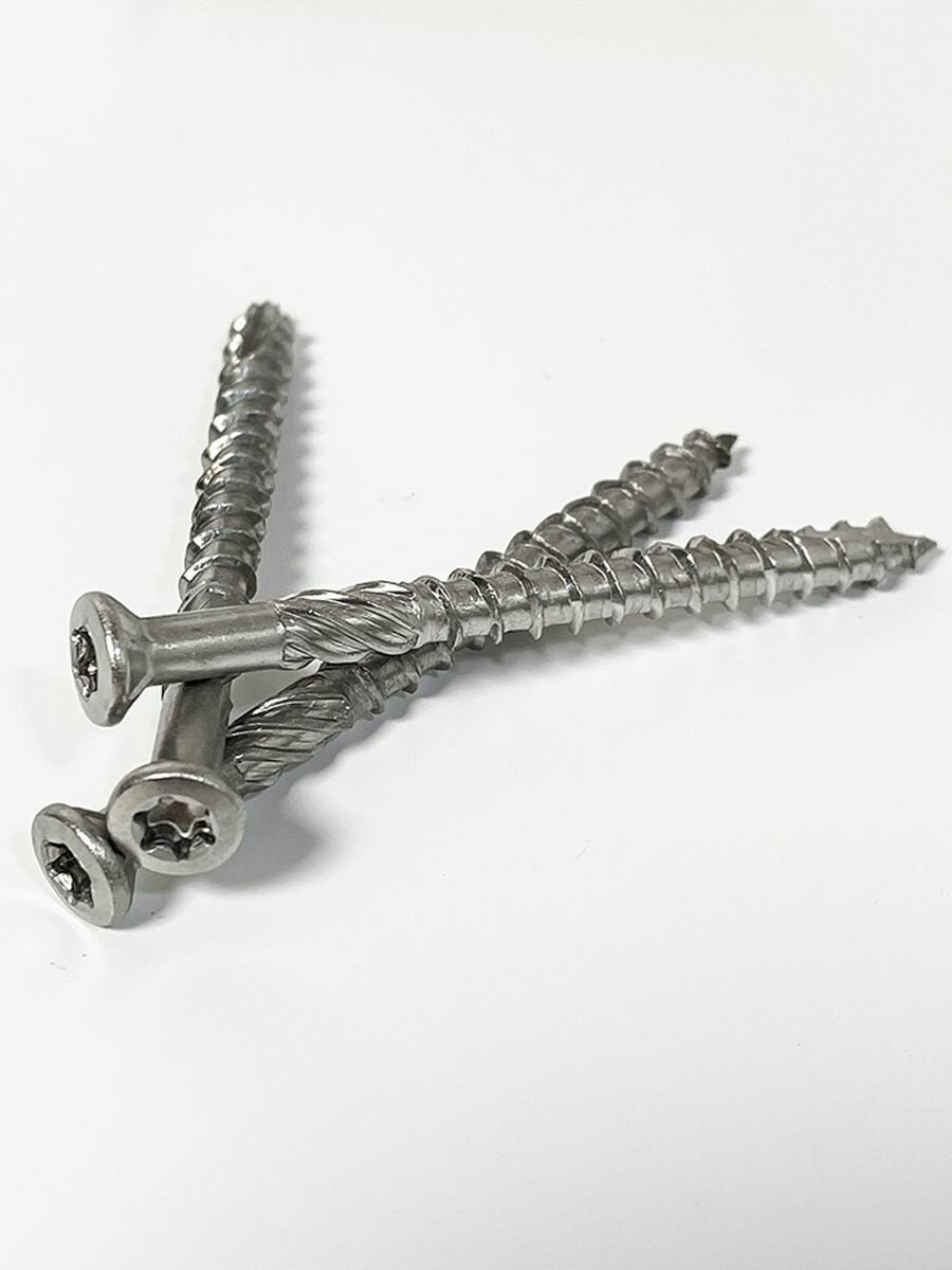 Саморезы гартус по дереву для строительства террас T DRILL из нержавеющей стали А2 5x60 39  100 шт упаковка  Schafer Peters GmbH 