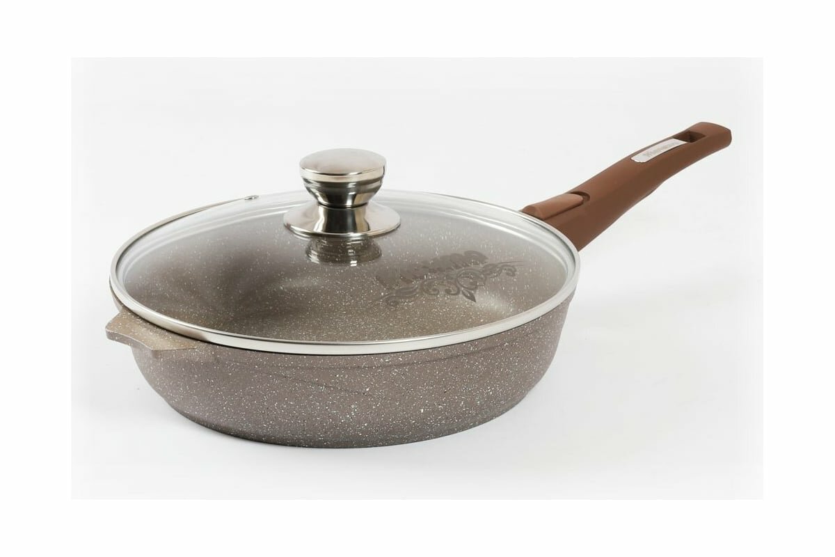 Мечта Сковорода литая d26см АП Гранит brown