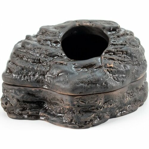 Декорация керамическая Novamark TERRA Влажная камера Сланец L черная 17х16х9см 1505₽