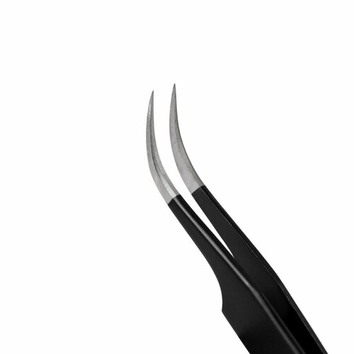 Пинцет для наращивания ресниц RILI Black Line изогнутый японская сталь 699₽