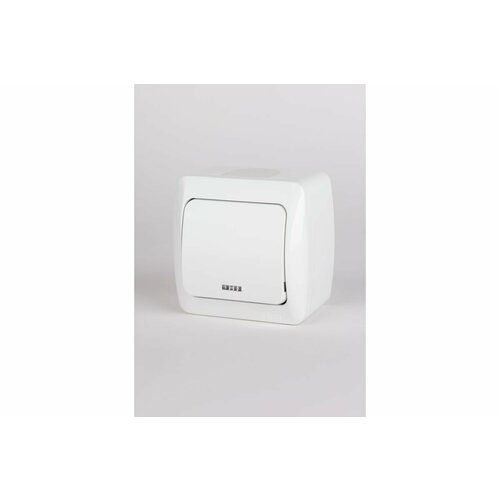 ELBI Alsu 7 Белый Выключатель одноклавишный с подсветкой 504-010200-201