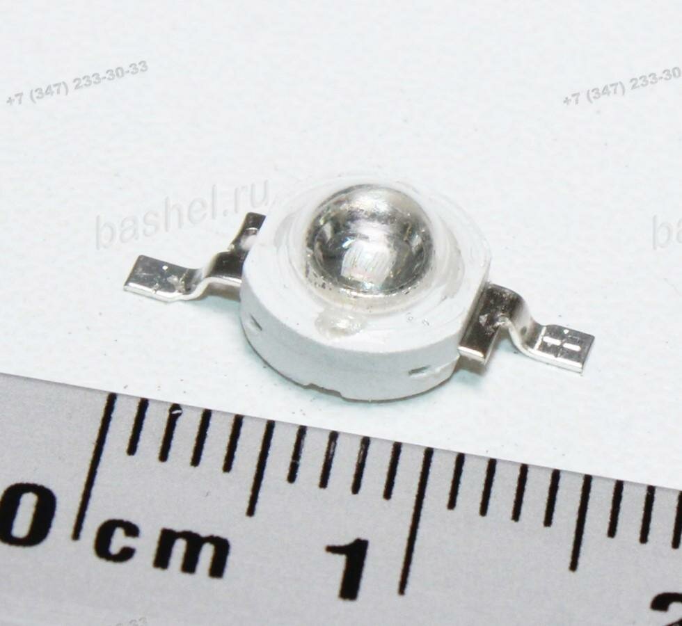 Emitter-3W LXHL-B3E 460-470nm Blue 140° (36Lm, 140°), Мощный светодиод