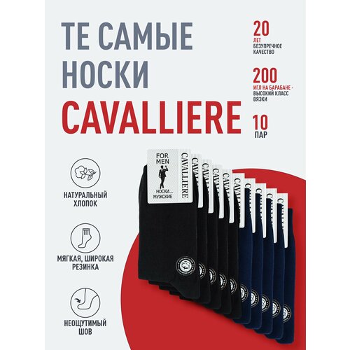фото Носки rusocks базовая коллекция, комплект, 10 пар, размер 25, микс 2