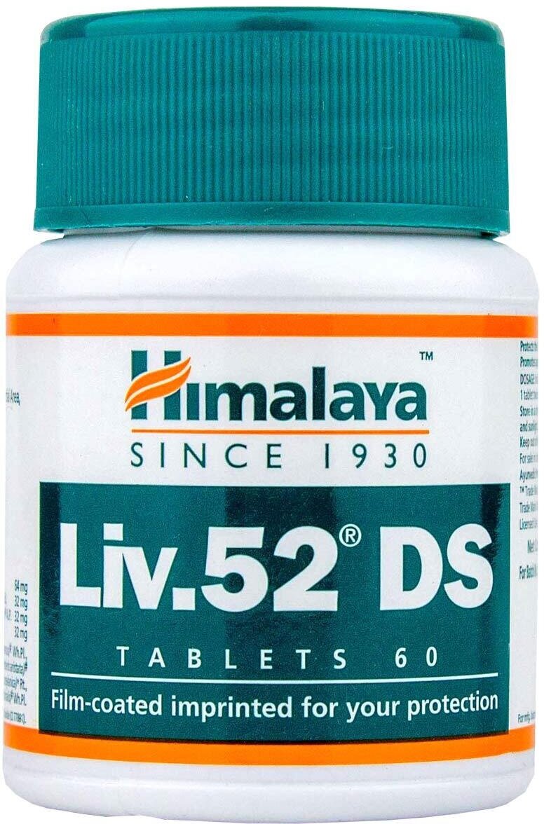 Лив 52 ДС Гималая Liv52 DS Himalaya 1 упаковка по 60 таблеток
