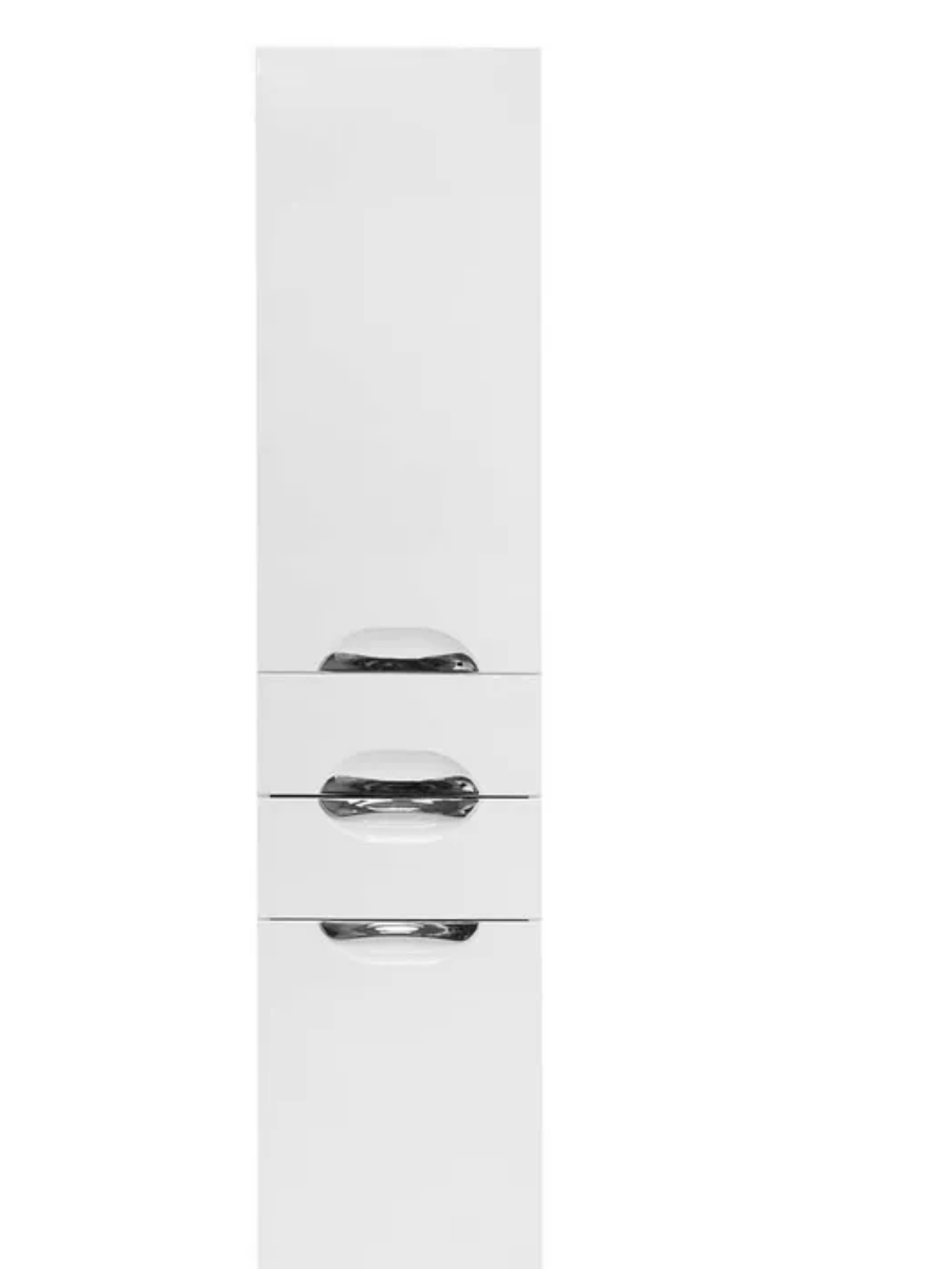 Шкаф-пенал Loranto Стиль 35 левый напольный белый
