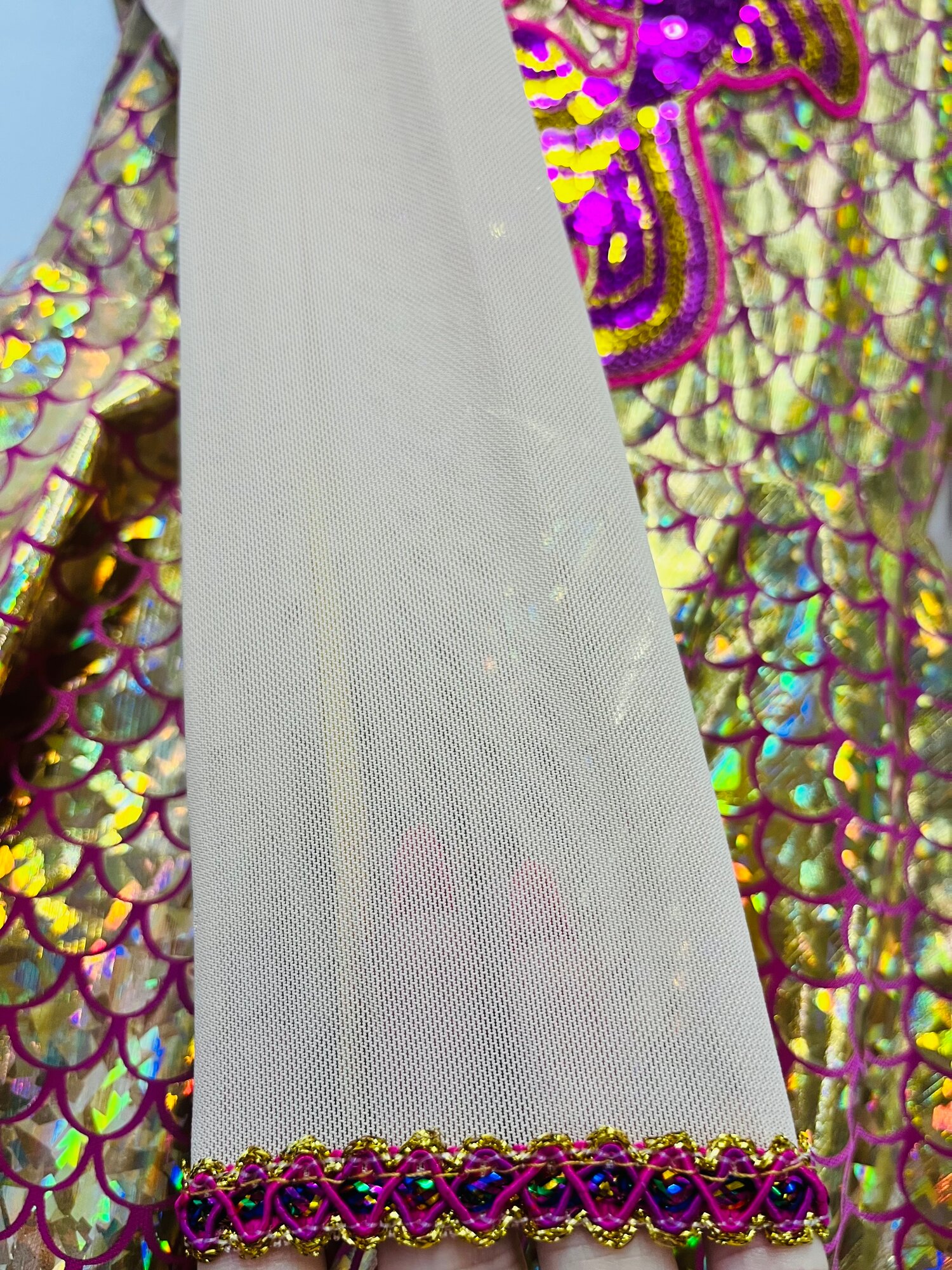 Карнавальный костюм "Золотая рыбка", для девочек, размер 104-110 — фото 1