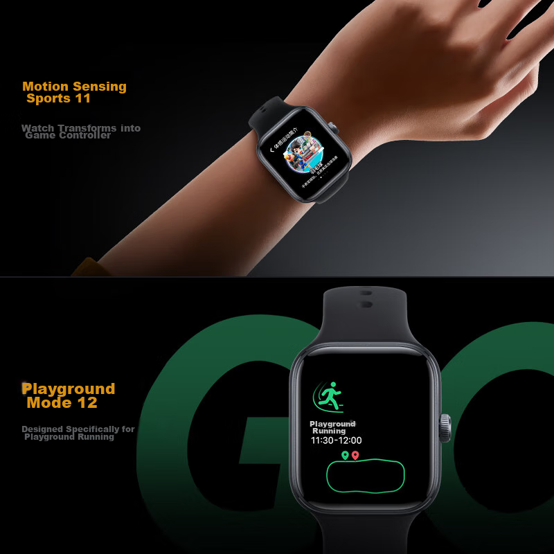 Vivo IQOO WATCH GT ESIM Soft Rubber Chasing Black Blue River Operating System, AI Experience, Independent Online Navigation, ESIM Cloud Messaging, Smart Square Face, Valentine's Day Gift for Men — фото 1