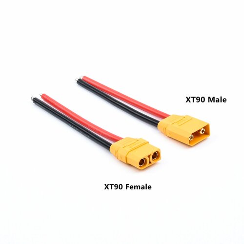 RC кабель Amass XT90 XT60 XT30 Readytosky 90 мм, XT90 Male Female