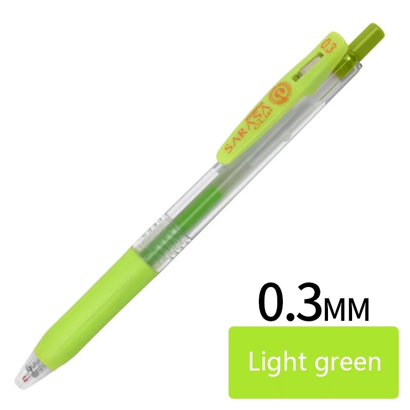 Гелевая ручка Zebra Sarasa 0.3 мм, Light green