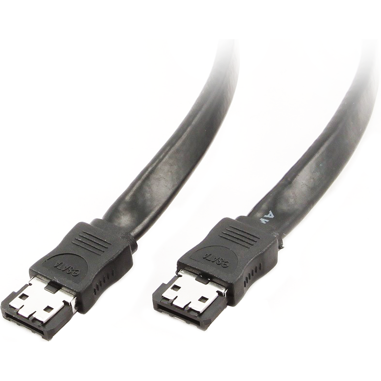 Кабель интерфейсный eSATA Gembird eSATA 7pin / 7pin, медн. проводник, 1м, пакет CC-ESATA-DATA-XL — фото 1