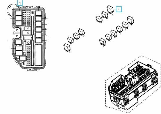 Реле В сборе, силовое (MICRO ISO) (Оригинал)