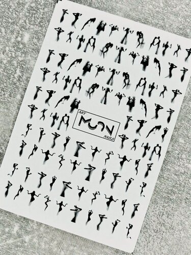 Изображение товара Наклейки для ногтей. Слайдеры для ногтей на водной основе. 7 на 10 см, ультратонкие.