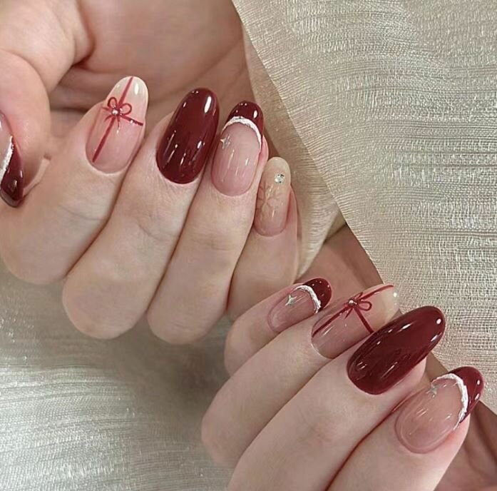 Наклейка для ногтей Бантики — фото 1