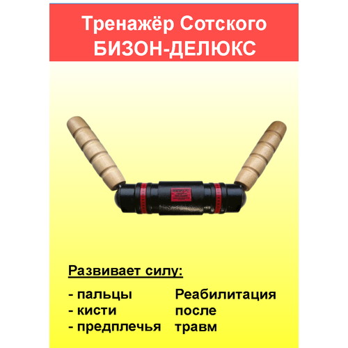 Силовой тренажёр Сотского Бизон-делюкс кистевой с быстрым фиксированием нагрузки вращательный 9990₽