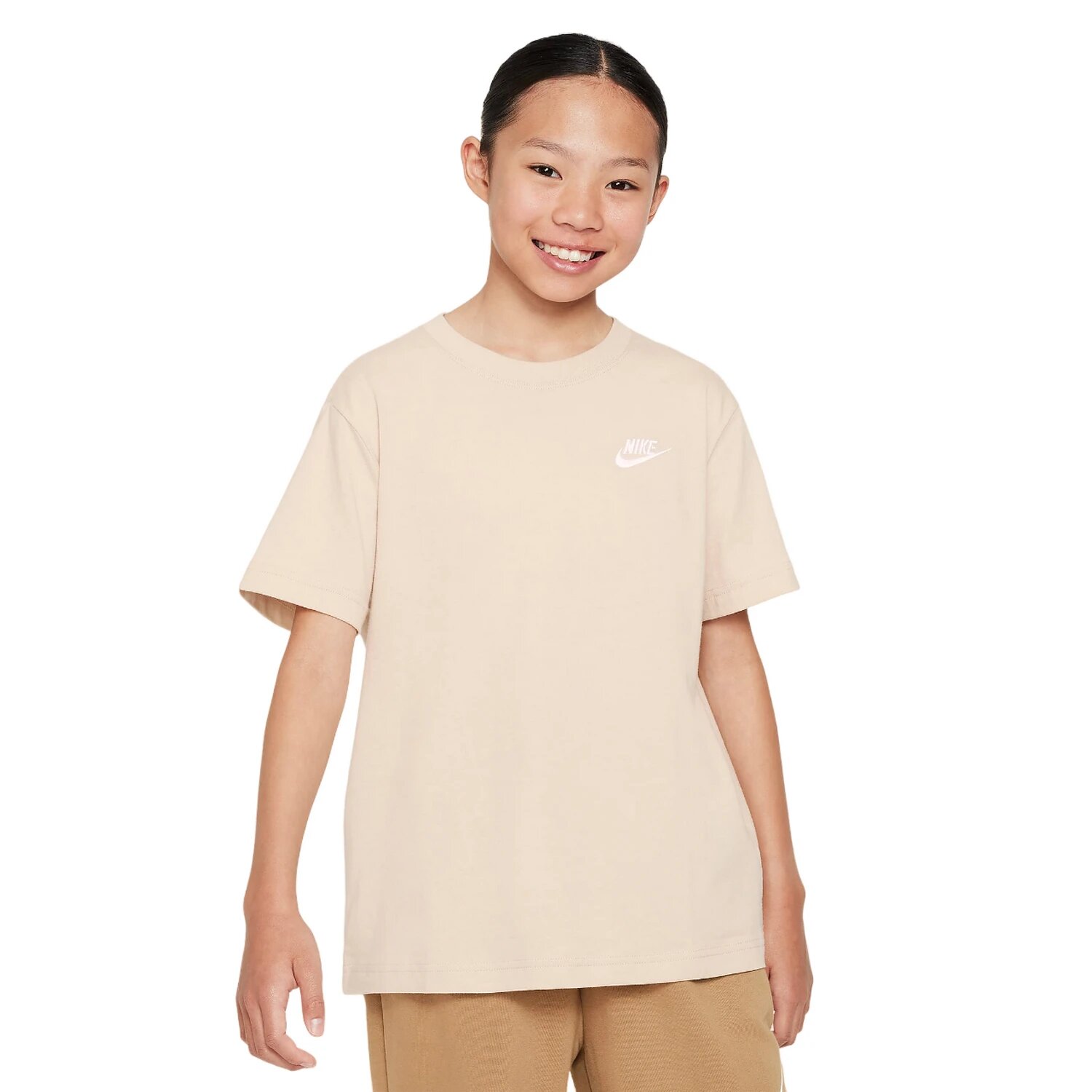 Футболка NIKE, размер XS INT, бежевый