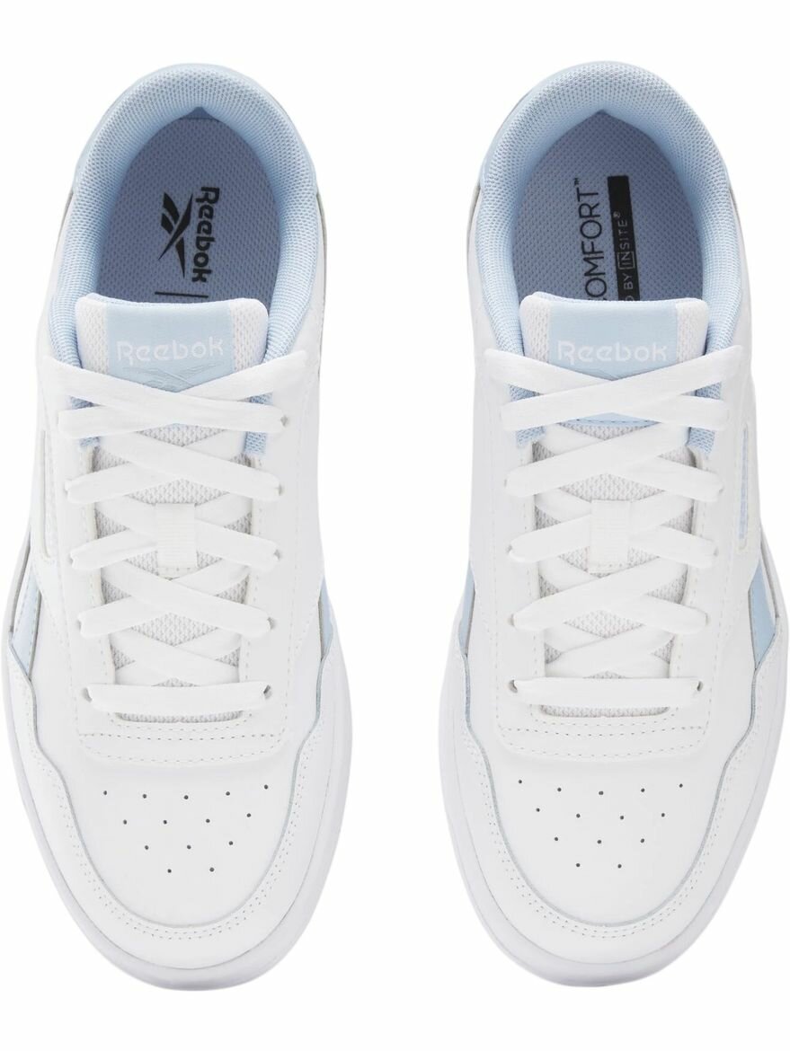 Кеды Reebok Court Advance W, полнота F, размер 7,5 US, белый/голубой — фото 1