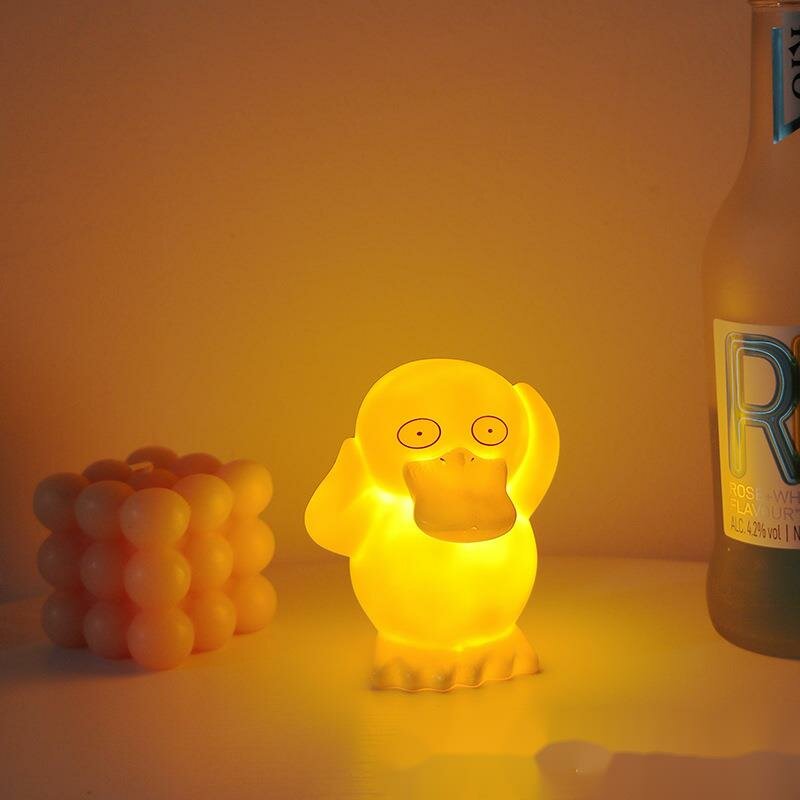 Миниатюрный ночник Psyduck, фигурка покемона
