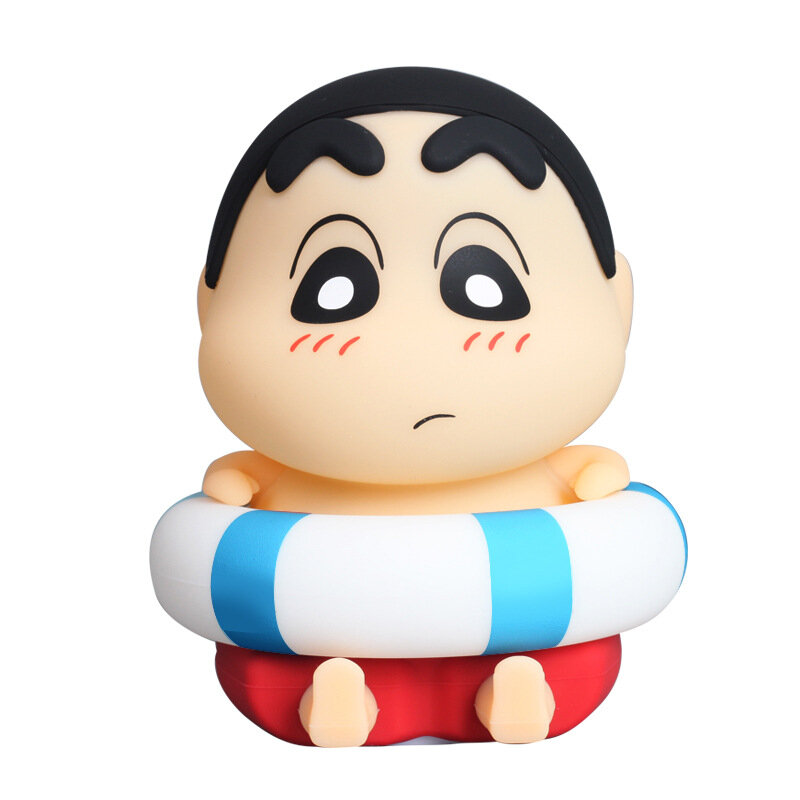 Ночник Crayon Shinchan с синим надувным кругом, USB-питание, настольный для детей