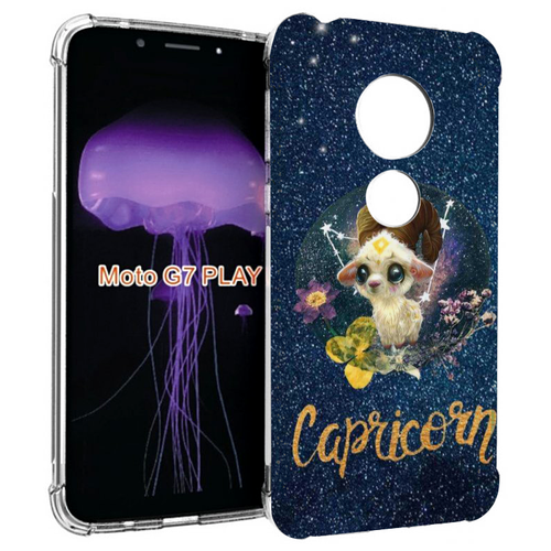 Чехол MyPads знак зодиака козерог 3 для Motorola Moto G7 Play задняя-панель-накладка-бампер