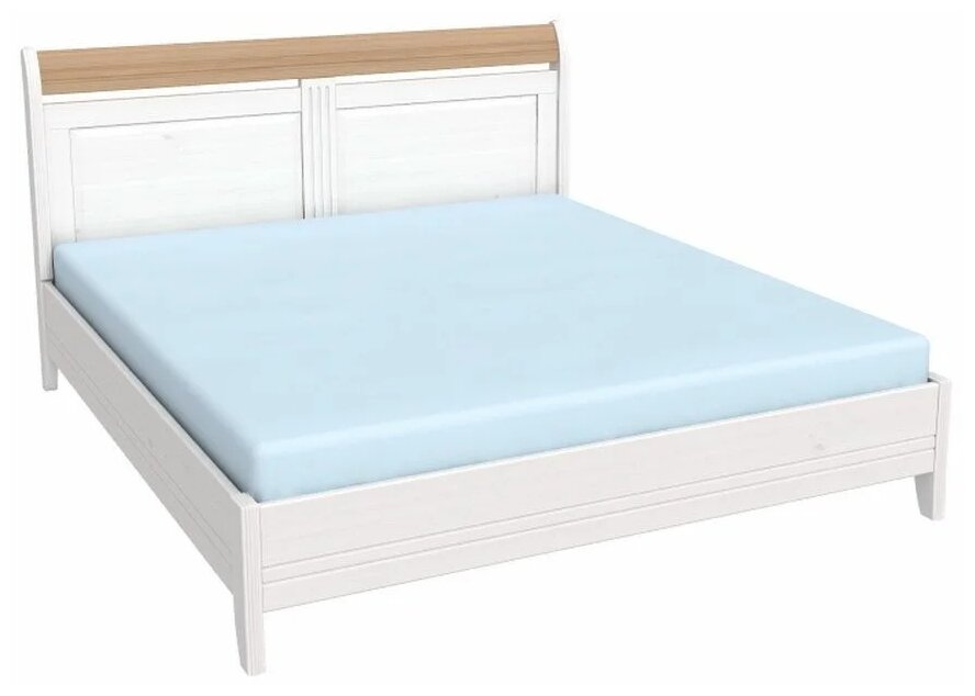 Кровать Бейли 180*200 без изножья цвет: белый/антик