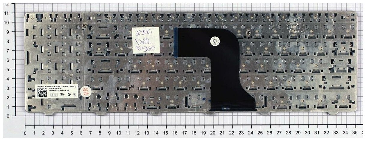 Клавиатура для ноутбука Dell NSK-DRASW 0R русская черная