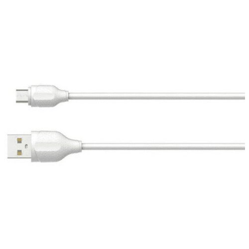 LDNIO кабели LD B4500 LS372 USB кабель Micro 2m 2.1A медь: 86 жил White ldnio кабели ls552 usb кабель lightning 2m 2 1a медь 86 жил плоский white