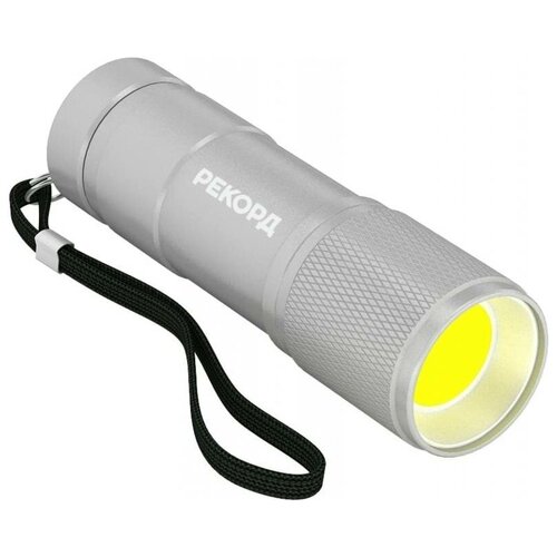 фото Фонарь светодиодный "рекорд" ms-300, серебристый